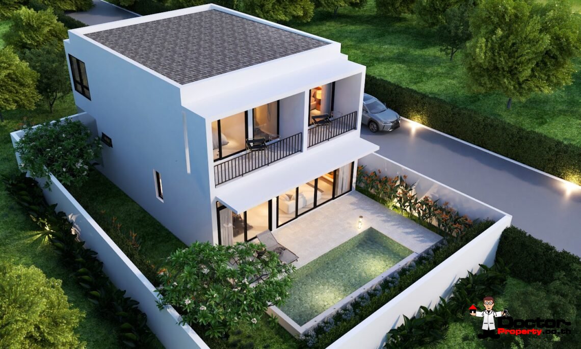 2-3 Bedroom Pool Villa in Plai Laem, Koh Samui – For Sale